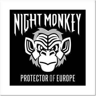 Night Monkey Posters and Art